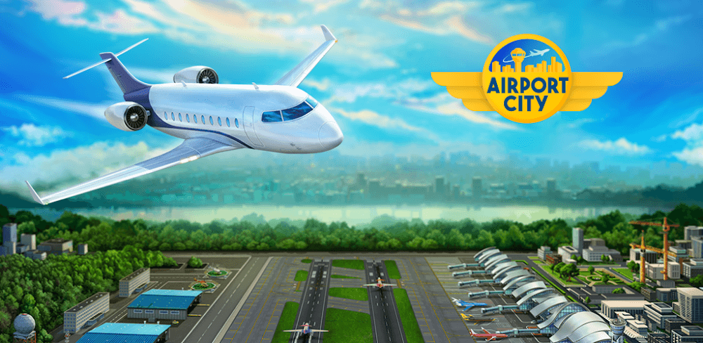 Cover Image of Airport City v8.33.10 MOD APK (Unlimited Money)