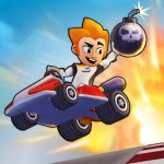 Cover Image of Boom Karts v1.32.1 MOD APK (Menu/Speed, Cars Unlocked)