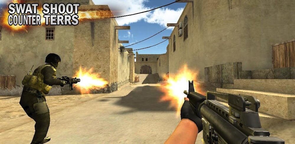 Cover Image of Counter Terrorist Shoot v3.3.1 MOD APK (Damage, Unlimited Ammo)