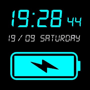 Cover Image of Digital Clock & Battery Charge v6.0.15 MOD APK (VIP Unlocked)