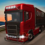 Cover Image of Euro Truck Driver 2018 v4.6 MOD APK (Unlimited Money/XP)