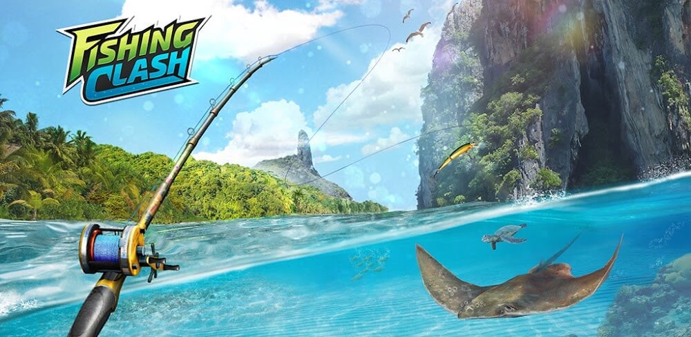 Cover Image of Fishing Clash v1.0.314 MOD APK (Big Combo, Auto Fishing)