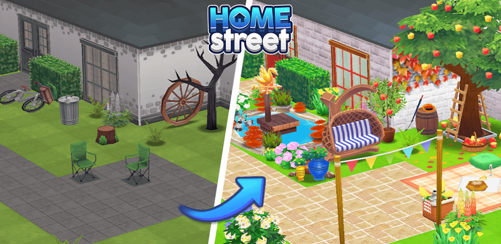 Cover Image of Home Street v0.55.1 MOD APK (Unlimited Money)