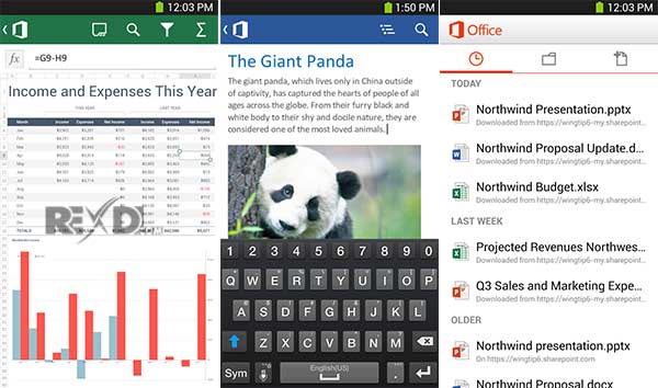 Microsoft Office Mobile .1009 Apk for Android