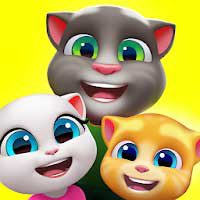 Cover Image of My Talking Tom Friends MOD APK 2.4.1.7562 (Money) Android