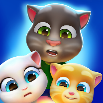 Cover Image of My Talking Tom Friends v1.9.1.2 MOD APK (Unlimited Money)