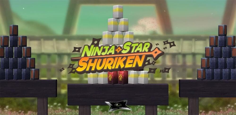 Cover Image of Ninja Star Shuriken v1.1.10 MOD APK (Unlocked Shuriken)