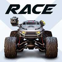 Cover Image of RACE: Rocket Arena Car Extreme MOD APK 1.0.77 (Money) Android