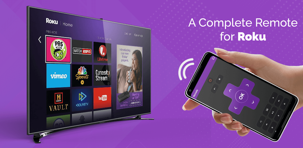 Cover Image of Remote Control for Roku TV v1.4.1 MOD APK (Premium Unlocked)