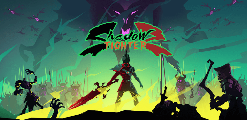 Cover Image of Shadow Fighter 2 v1.27.1 MOD APK (One Hit, God Mode, Money)