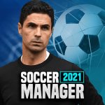 Cover Image of Soccer Manager 2021 v2.1.1 APK + MOD (No ADS/Free Kits Receive)