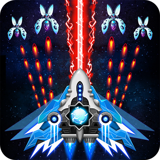 Cover Image of Space Shooter: Galaxy Attack MOD APK v1.540 (Unlimited Money)