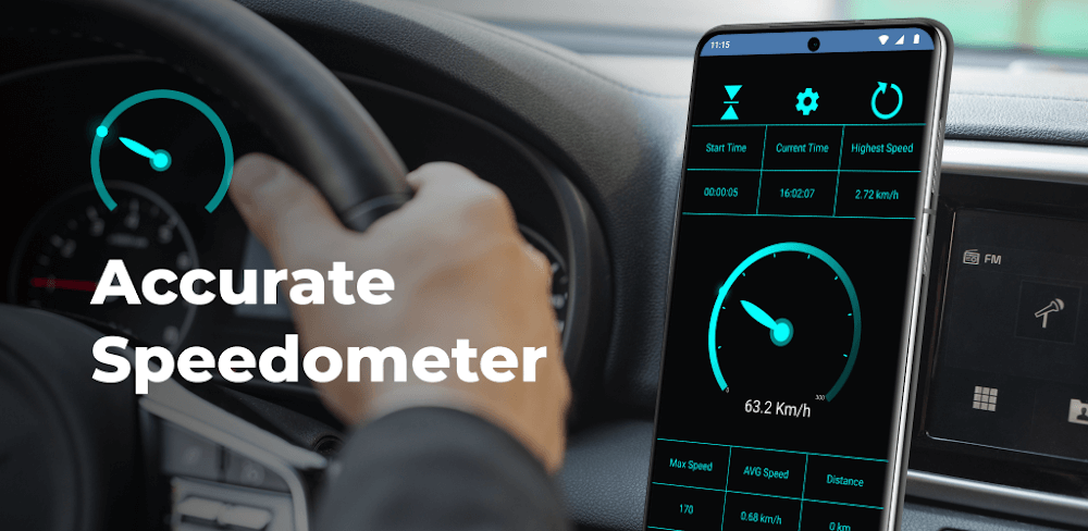 Cover Image of Speedometer: GPS Speed Tracker v1.36.3 MOD APK (Premium Unlocked)