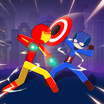 Cover Image of Super Stickman Heroes Fight v3.0 MOD APK (Unlimited Coins/Heros)