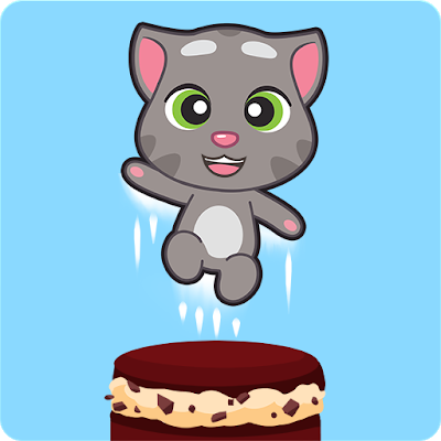 Cover Image of Talking Tom Cake Jump v1.2.6.331 (MOD money) APK download for Android