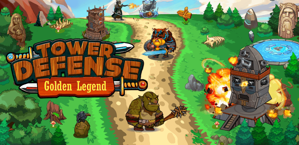 Cover Image of Tower Defense v6.52 MOD APK (Unlimited Gold, Diamonds, Upgrades)