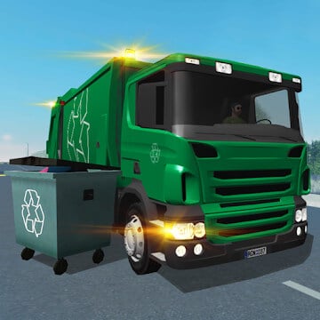 Cover Image of Trash Truck Simulator v1.6.1 MOD APK (Unlimited Money)